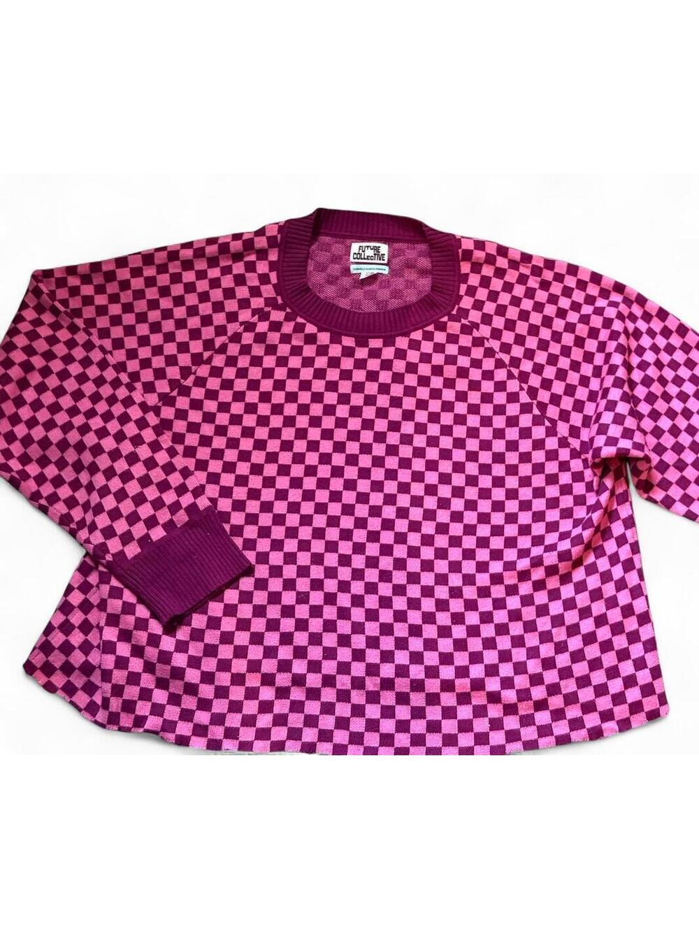 FROM FUTURE Women's Pink and Purple Sweatshirt